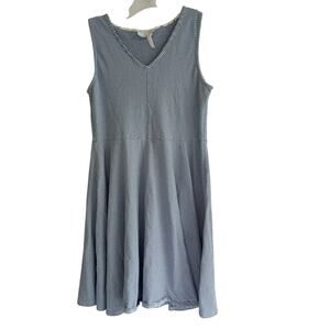 Matilda Jane 435 girls blue striped sundress size 12